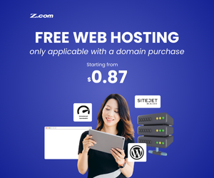 Free web hosting with purchase of a domain name